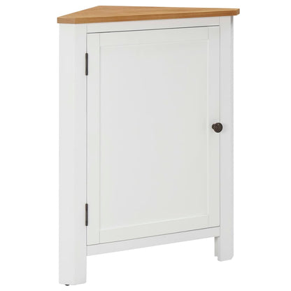 Corner Cabinet 59x45x80 cm Solid Oak Wood