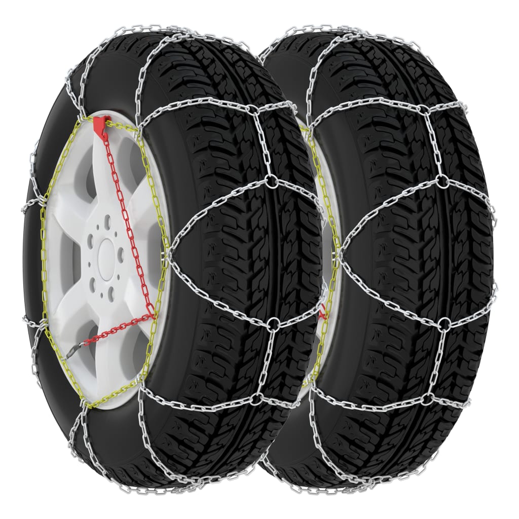 Car Tyre Snow Chains 2 pcs 9 mm KN60