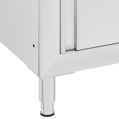 Commercial Kitchen Sink Cabinet 60x60x96 cm Stainless Steel