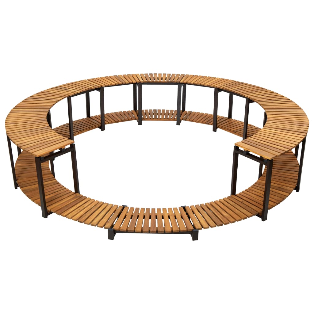 Spa Surround 273x53 cm Solid Acacia Wood