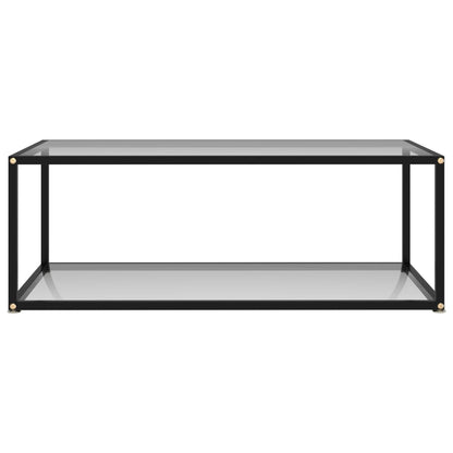 Coffee Table Transparent 100x50x35 cm Tempered Glass