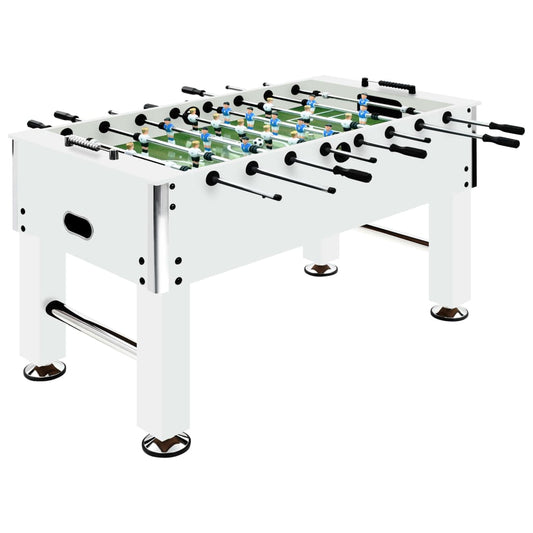 Football Table Steel 60 kg 140x74.5x87.5 cm White