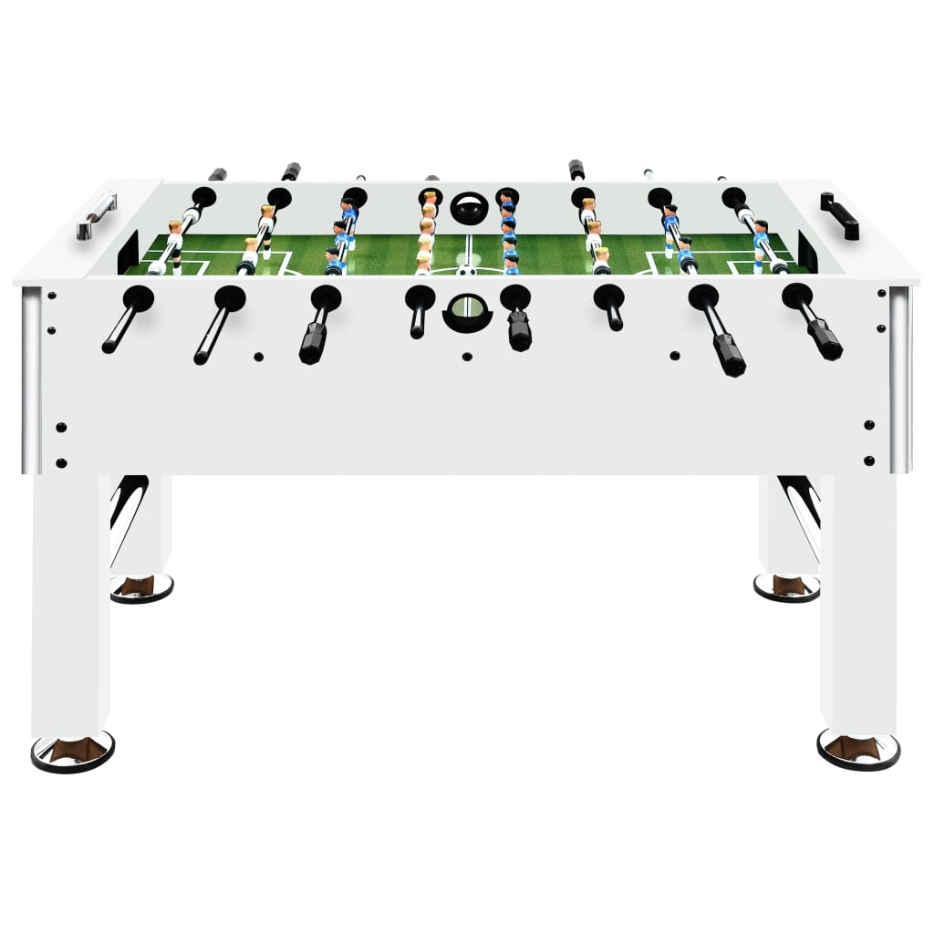 Football Table Steel 60 kg 140x74.5x87.5 cm White