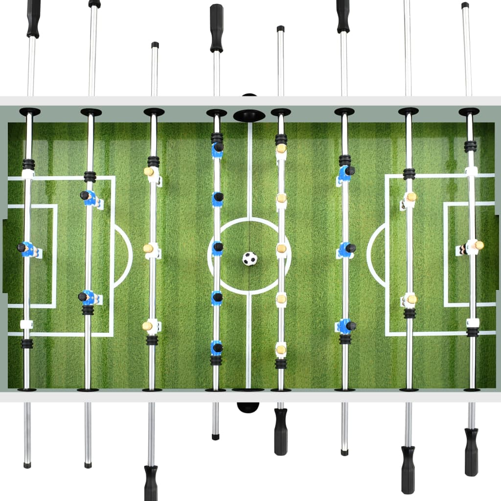 Football Table Steel 60 kg 140x74.5x87.5 cm White