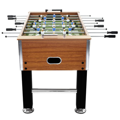 Football Table Steel 60 kg 140x74.5x87.5 cm Light Brown and Black