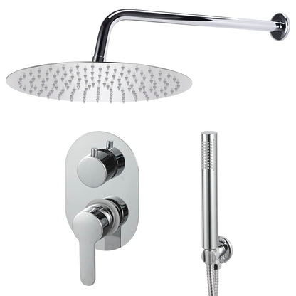 Shower System Stainless Steel 201 Silver