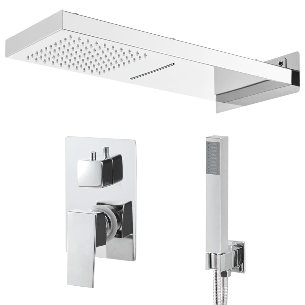 Shower System Stainless Steel 201 Silver