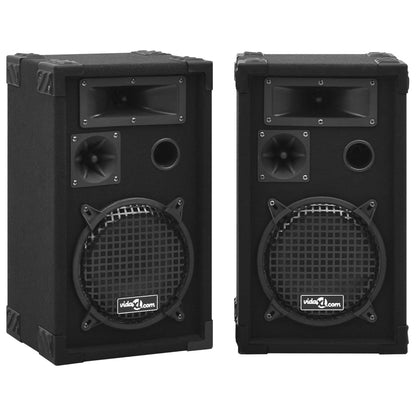 Professional Passive Hifi Stage Speakers 2 pcs 800 W Black