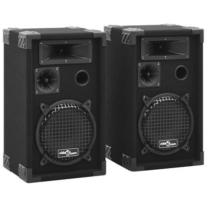 Professional Passive Hifi Stage Speakers 2 pcs 800 W Black