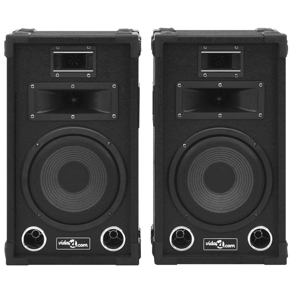 Professional Passive Hifi Stage Speakers 2 pcs 800 W Black