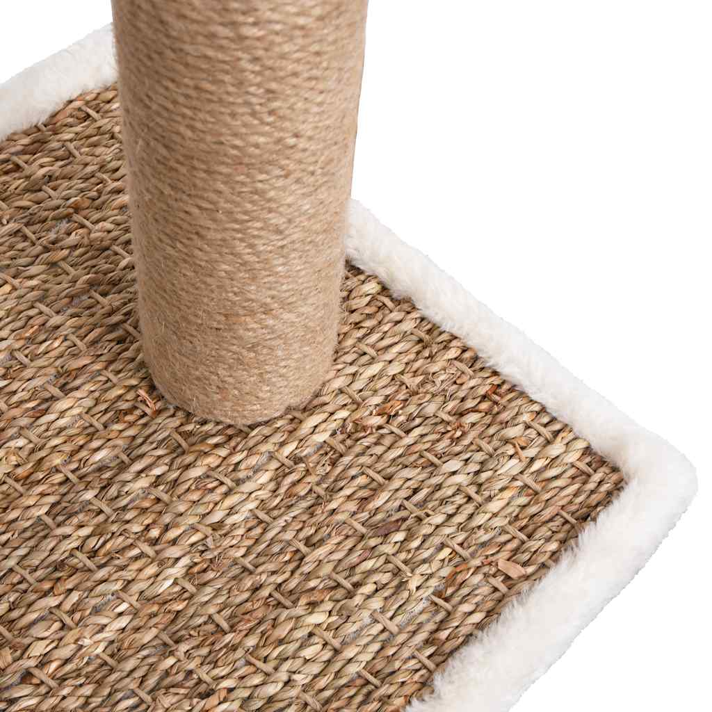 Cat Tree with Arch Grooming Brush and Scratch Post