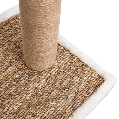 Cat Tree with Arch Grooming Brush and Scratch Post