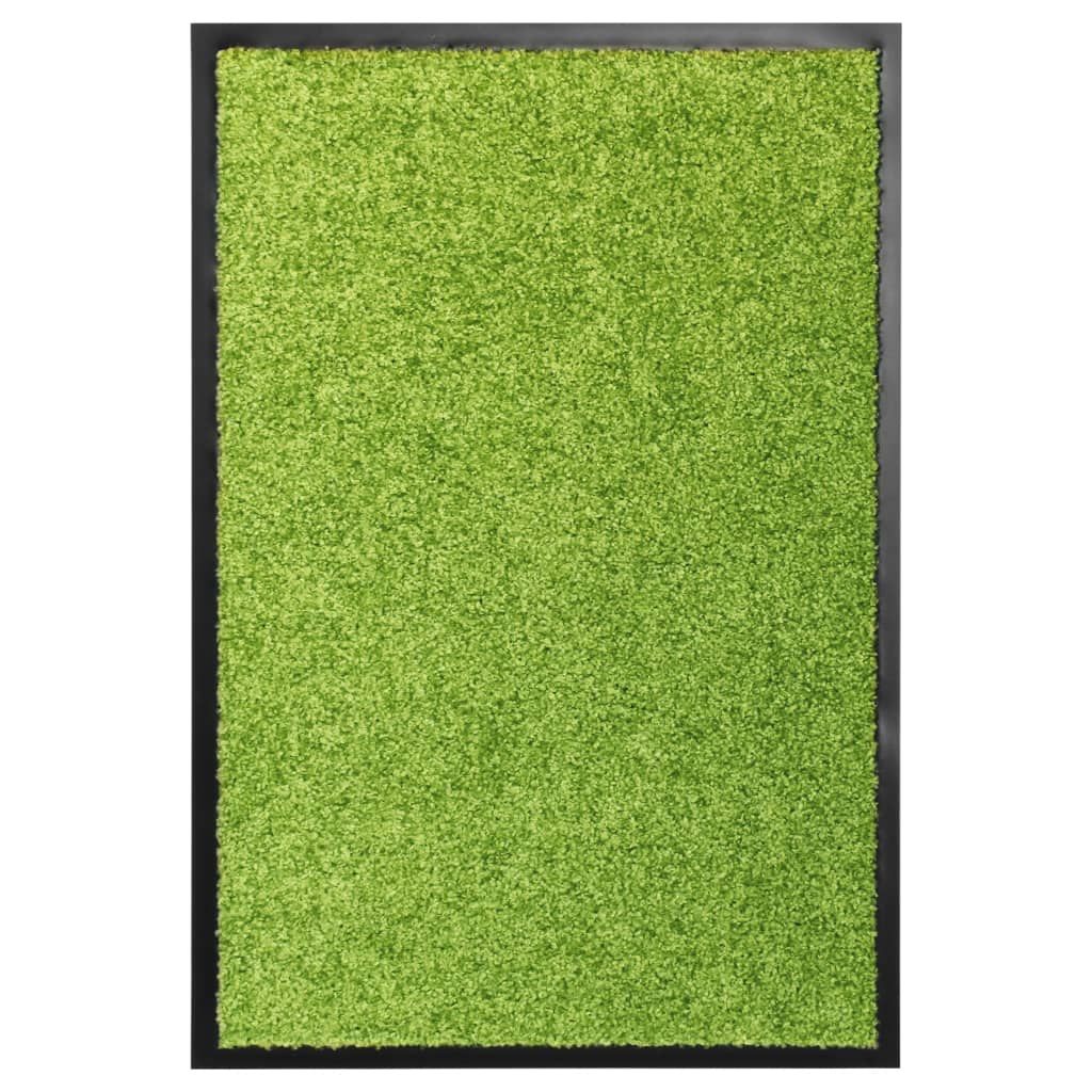 Doormat Washable Green 40x60 cm