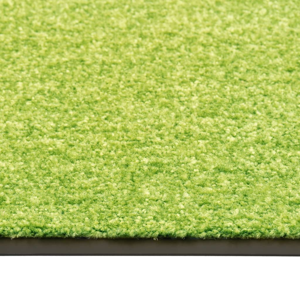 Doormat Washable Green 40x60 cm