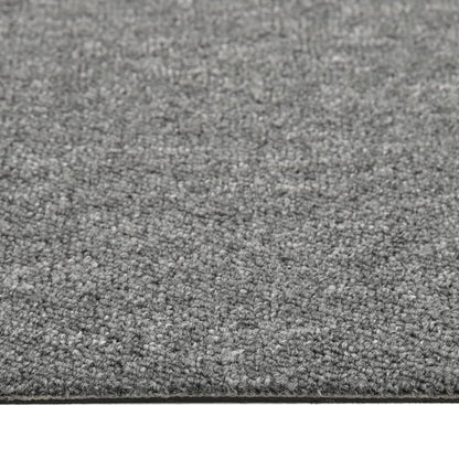 Carpet Floor Tiles 20 pcs 5 m² 50x50 cm Grey