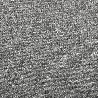 Carpet Floor Tiles 20 pcs 5 m² 50x50 cm Grey