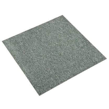 Carpet Floor Tiles 20 pcs 5 m² 50x50 cm Green