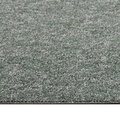 Carpet Floor Tiles 20 pcs 5 m² 50x50 cm Green