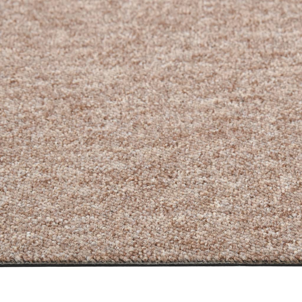 Carpet Floor Tiles 20 pcs 5 m² 50x50 cm Beige