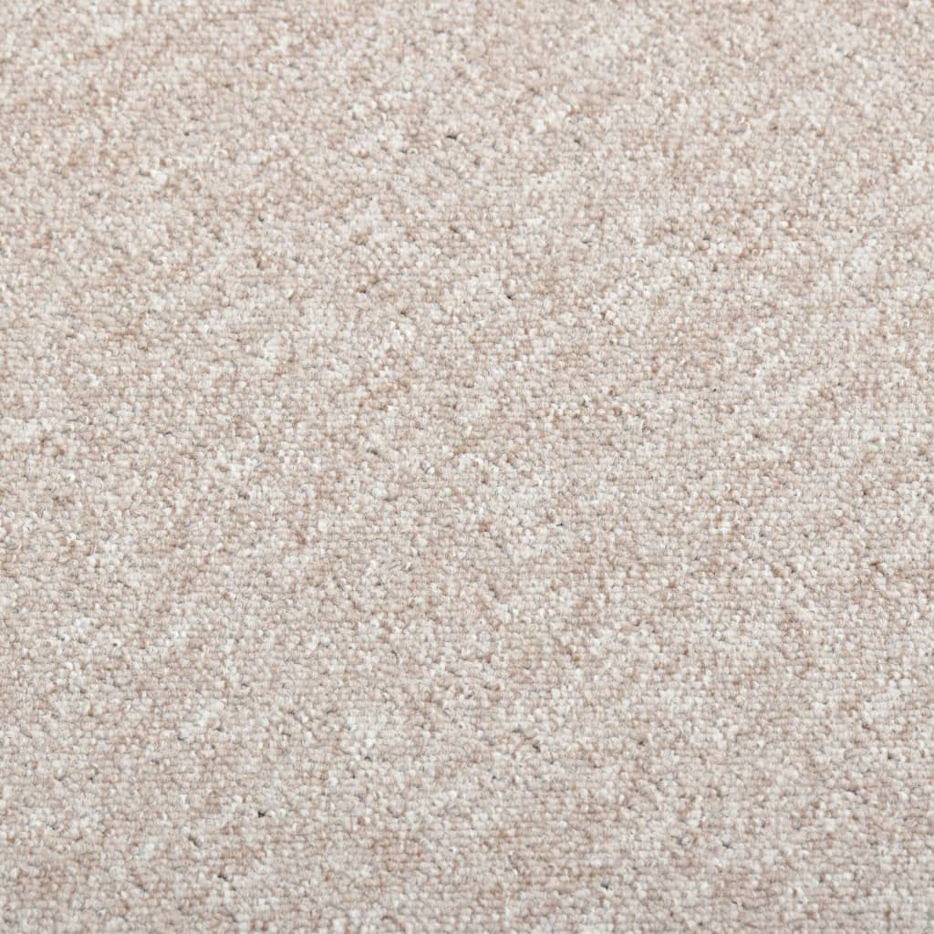 Carpet Floor Tiles 20 pcs 5 m² 50x50 cm Light Beige