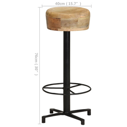 Bar Stools 2 pcs 76 cm Solid Mango Wood