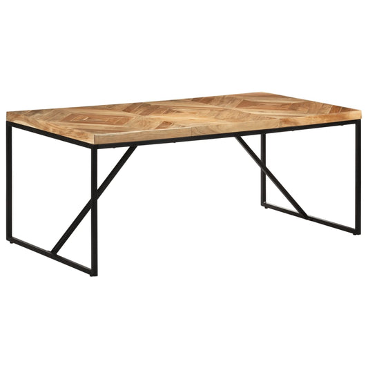 Dining Table 180x90x76 cm Solid Acacia and Mango Wood