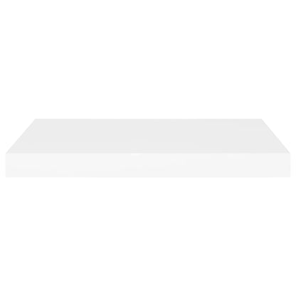 Floating Wall Shelf White 60x23.5x3.8 cm MDF