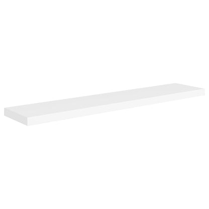 Floating Wall Shelves 4 pcs White 120x23.5x3.8 cm MDF