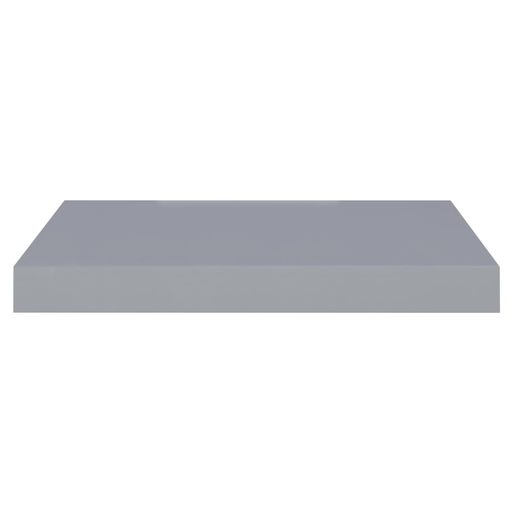 Floating Wall Shelf Grey 40x23x3.8 cm MDF