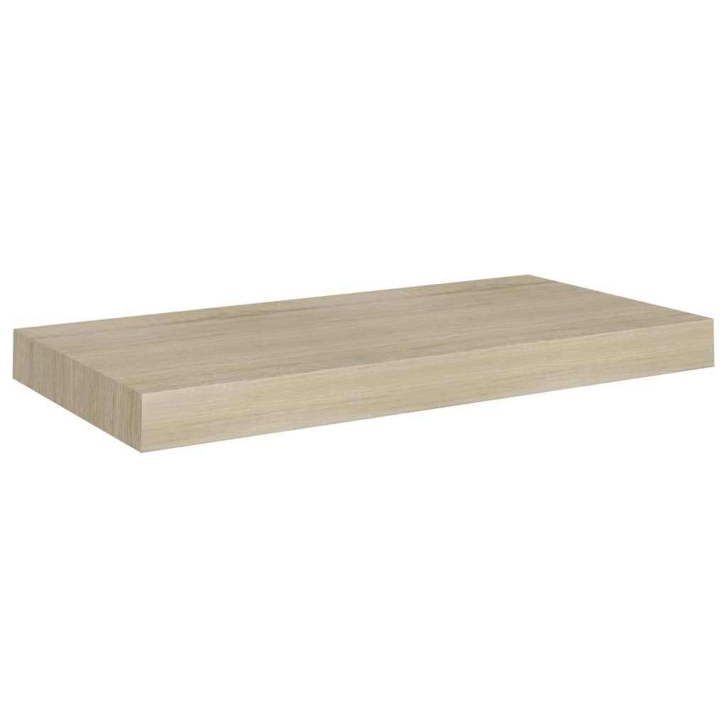 Floating Wall Shelves 2 pcs Oak 50x23x3.8 cm MDF