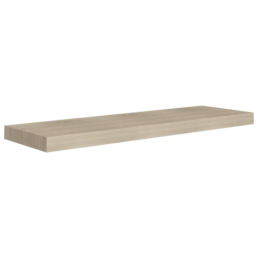 Floating Wall Shelf Oak 80x23.5x3.8 cm MDF