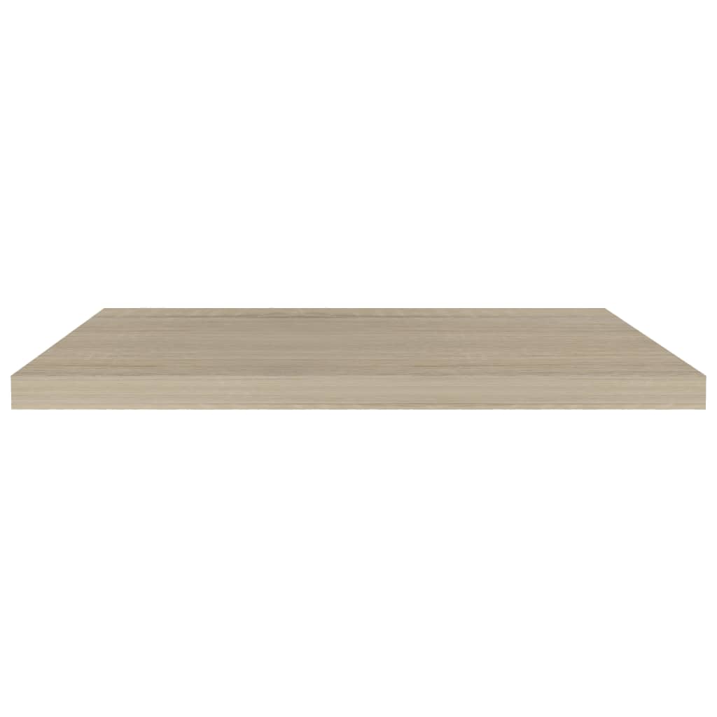 Floating Wall Shelf Oak 80x23.5x3.8 cm MDF