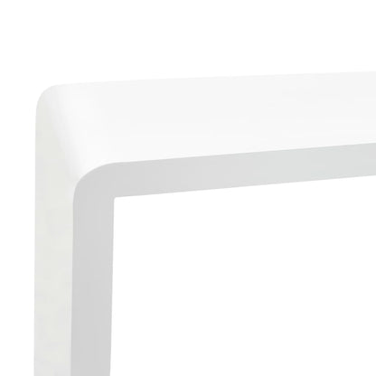 Wall Cube Shelves 3 pcs White MDF