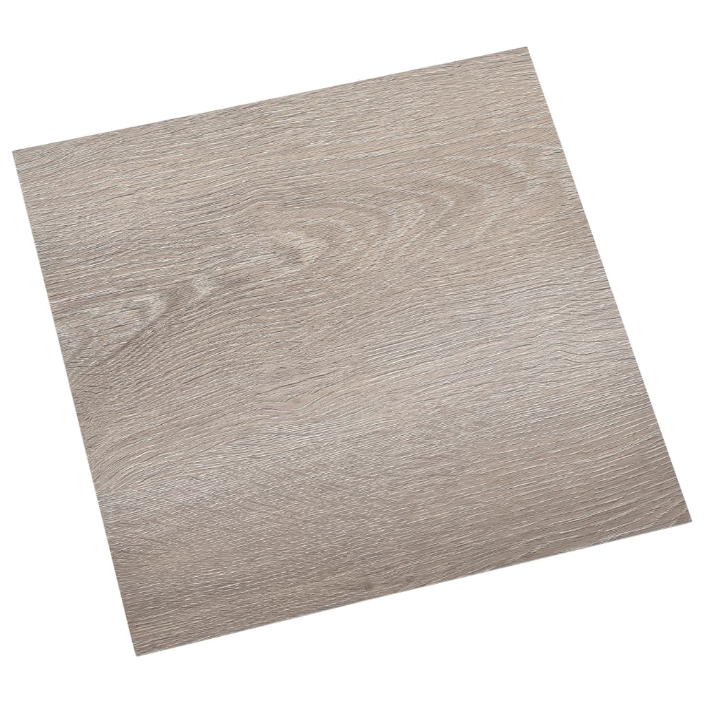 Self-adhesive Flooring Planks 55 pcs PVC 5.11 m² Taupe