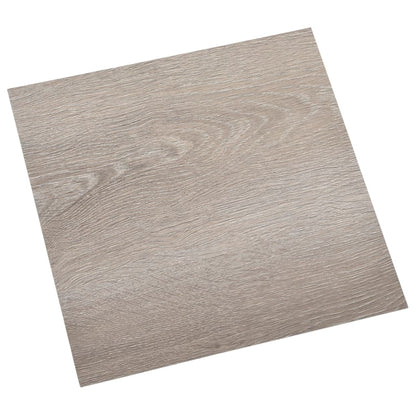 Self-adhesive Flooring Planks 55 pcs PVC 5.11 m² Taupe