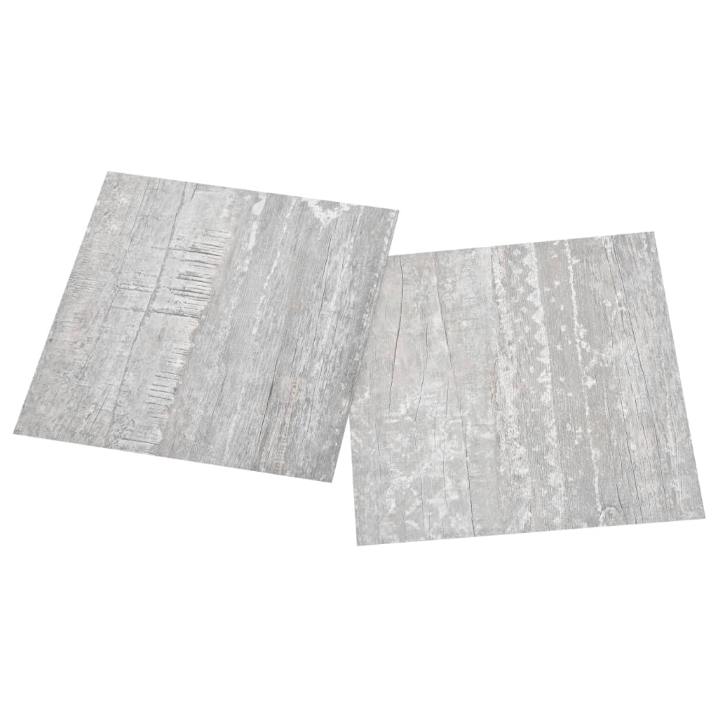 Self-adhesive Flooring Planks 55 pcs PVC 5.11 m² Grey