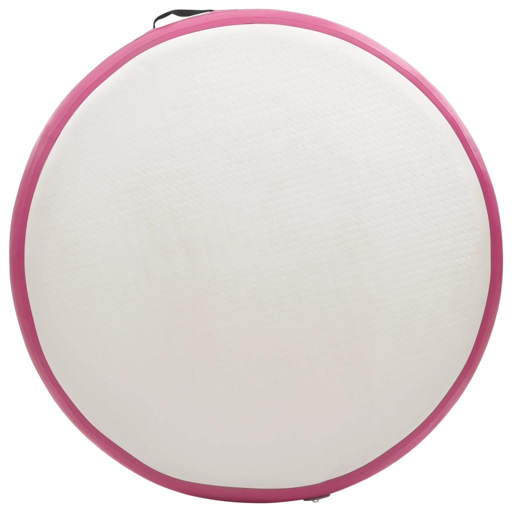 Inflatable Gymnastic Mat with Pump 100x100x15 cm PVC Pink