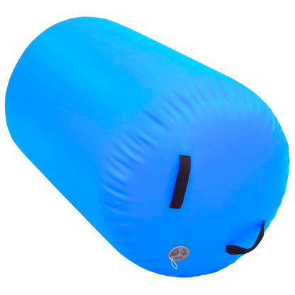 Inflatable Gymnastic Roll with Pump 100x60 cm PVC Blue