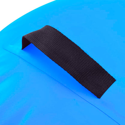 Inflatable Gymnastic Roll with Pump 100x60 cm PVC Blue