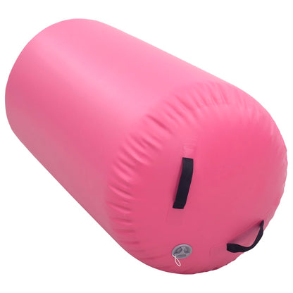 Inflatable Gymnastic Roll with Pump 120x75 cm PVC Pink