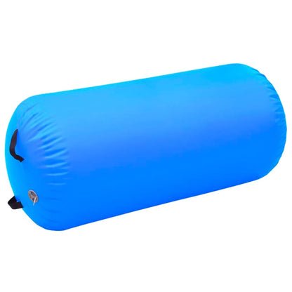 Inflatable Gymnastic Roll with Pump 120x75 cm PVC Blue