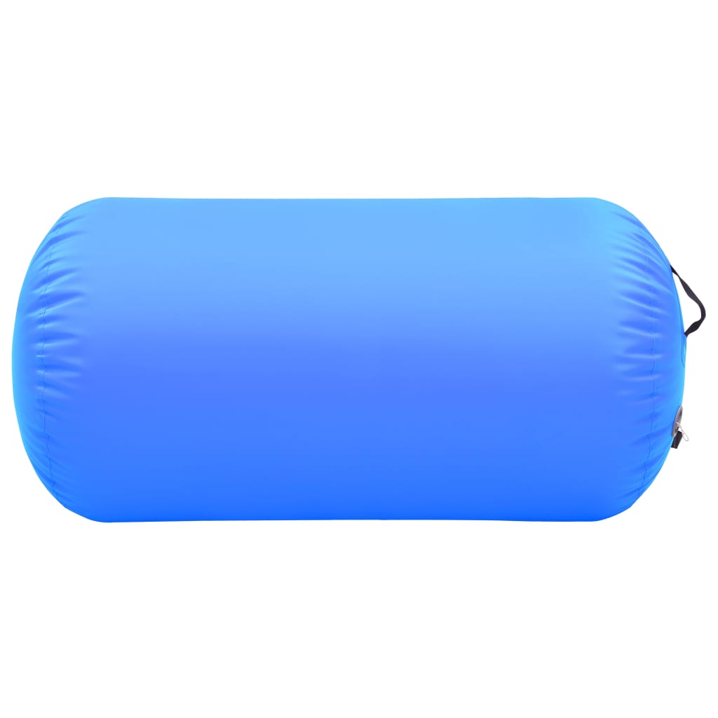 Inflatable Gymnastic Roll with Pump 120x75 cm PVC Blue