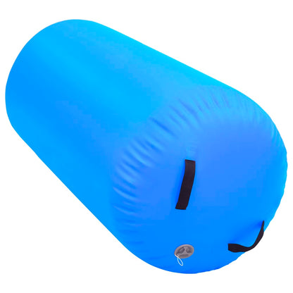 Inflatable Gymnastic Roll with Pump 120x75 cm PVC Blue