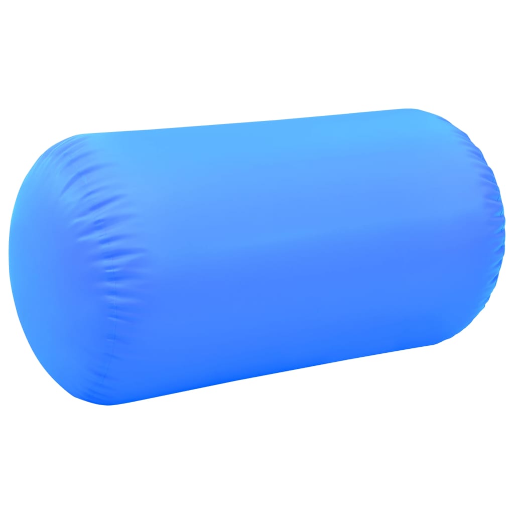 Inflatable Gymnastic Roll with Pump 120x75 cm PVC Blue