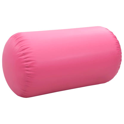 Inflatable Gymnastic Roll with Pump 120x90 cm PVC Pink