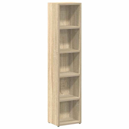 CD Cabinets 2 pcs Sonoma Oak 21x16x93.5 cm Engineered Wood