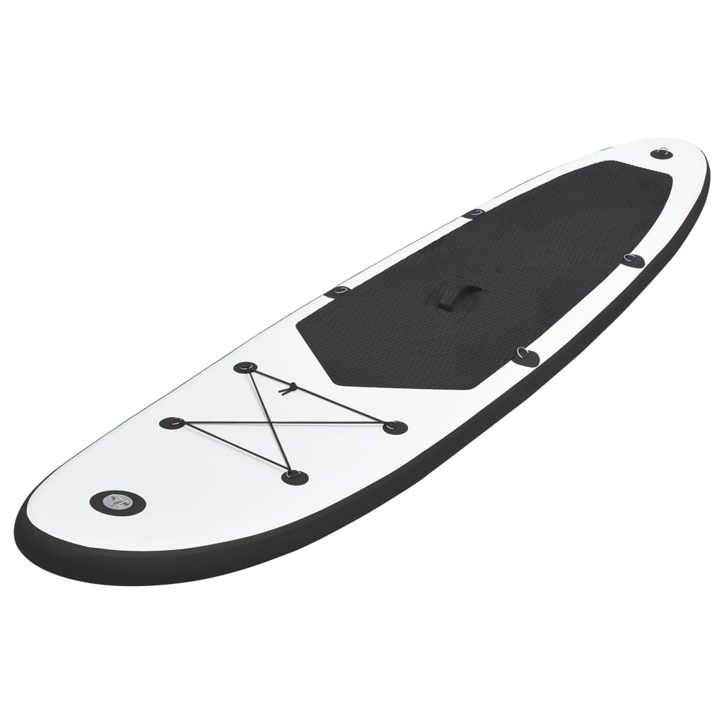 Inflatable Stand Up Paddleboard Set Black and White