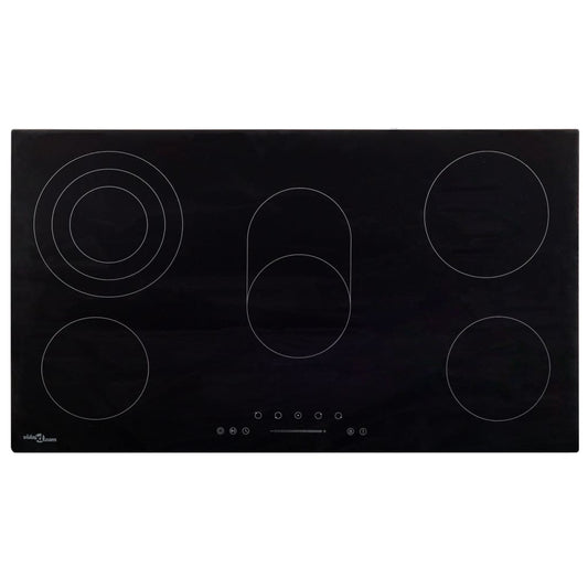 Ceramic Hob with 5 Burners Touch Control 77 cm 8500 W