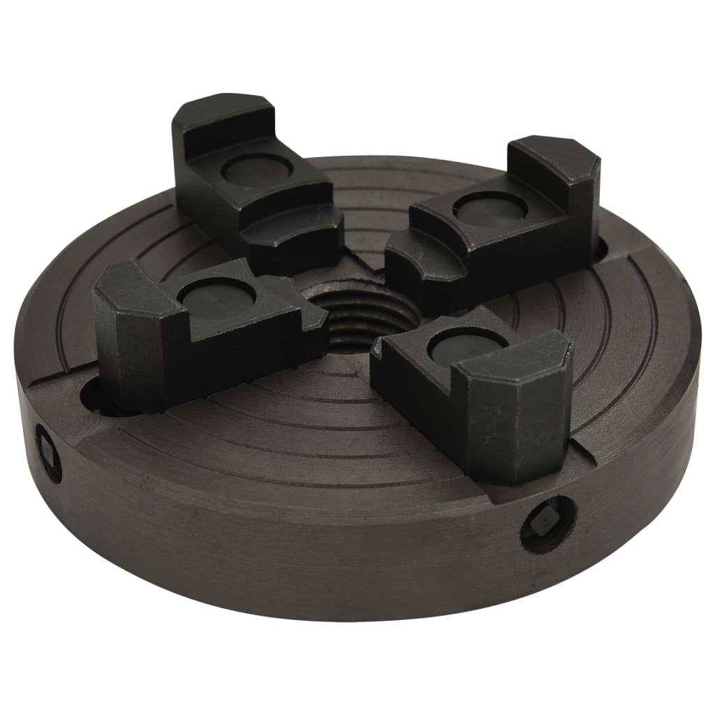 4 Jaw Wood Chuck with M33 Connection Steel Black 150x63 mm