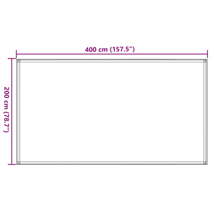 Tent Carpet 200x400 cm Anthracite